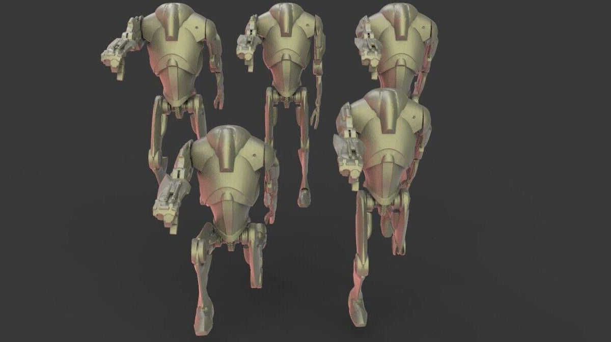 5 x b2 droids proxy - star wars legion / shatterpoint compatible - warblade