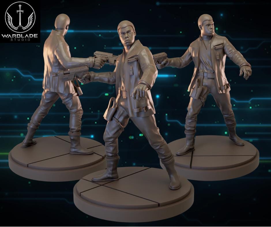 Rebel finn proxy - star wars legion shatterpoint compatible warblade