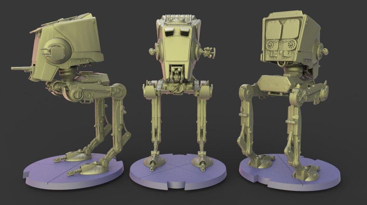 At-st walker proxy - star wars legion shatterpoint compatible warblade