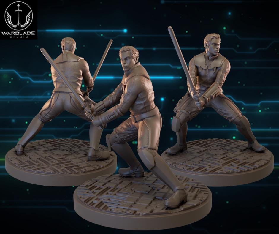 Ezra l jedi proxy - star wars legion shatterpoint compatible warblade