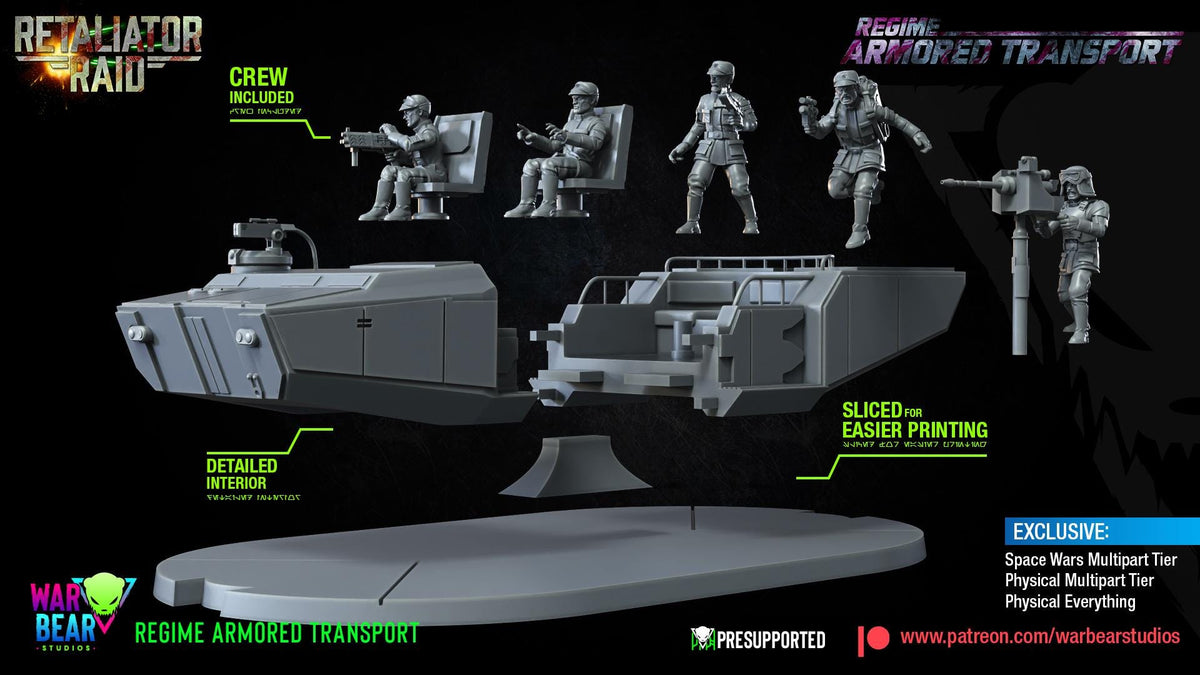 Imperial armoured transport star wars legion rpg shatterpoint compatible warbear