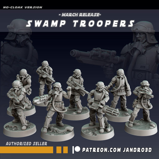 8 x swamp troopers - star wars legion compatible jandro