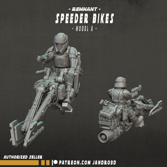 Remnant speeder bikes single/bundle - star wars legion compatible jandro3d