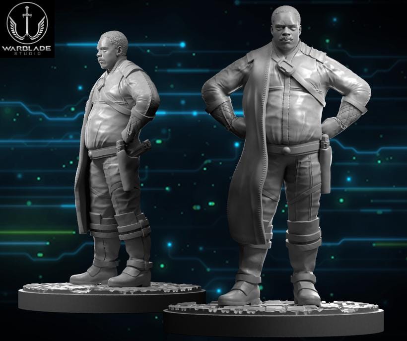 Greef karga proxy - star wars rpg legion shatterpoint compatible warblade