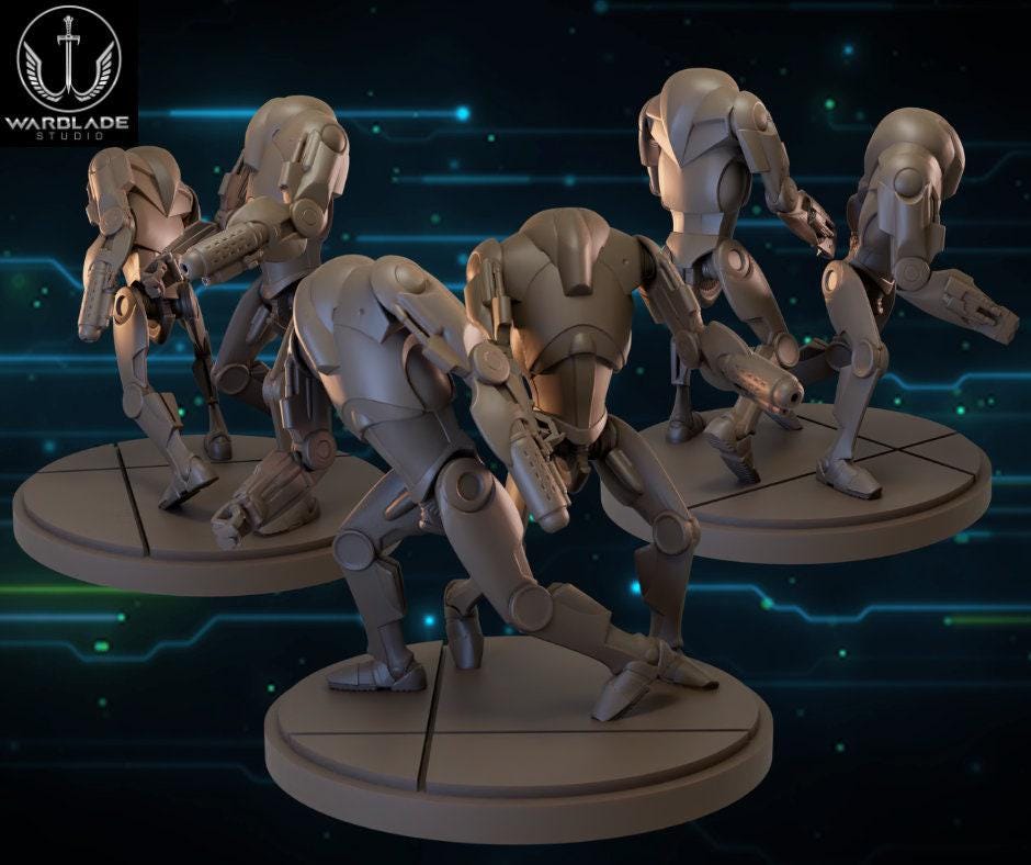 B2 droids proxy - star wars legion / shatterpoint compatible - warblade studio