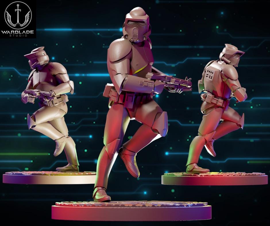 Clone trooper razor proxy - star wars legion shatterpoint compatible warblade