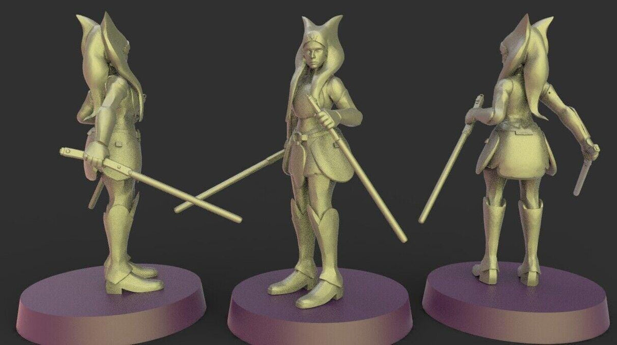 Double saber jedi twi'lek proxy star wars legion shatterpoint compatibl warblade