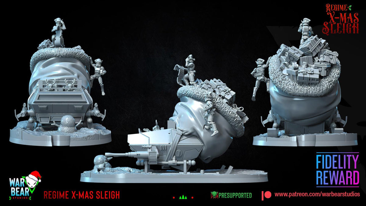 Imperial xmas sleigh wars legion rpg shatterpoint compatible warbear