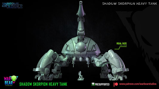 Shadow skorpion walker/tank star wars rpg legion shatterpoint - war bear