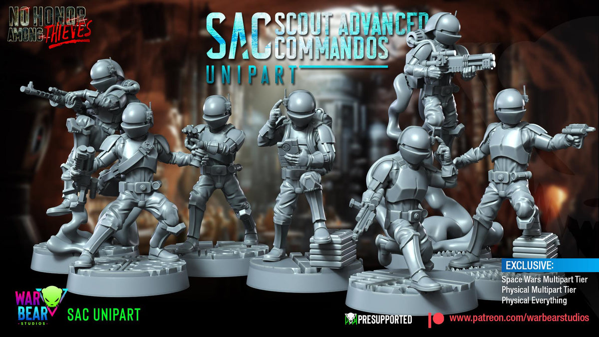 15 imperial scout advance commandos star wars rpg legion shatterpoint compatible - war bear