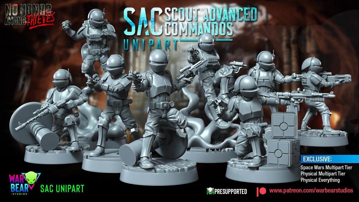 15 imperial scout advance commandos star wars rpg legion shatterpoint compatible - war bear