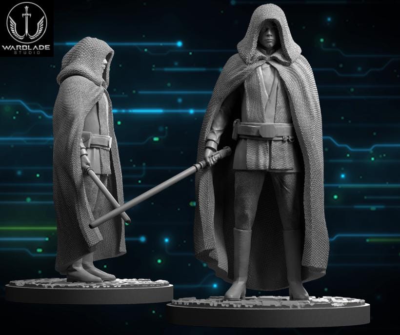 Luke proxy - star wars rpg legion shatterpoint compatible warblade