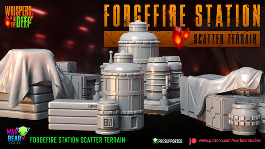 Forgefire station scatter terrain star wars rpg legion shatterpoint - war bear