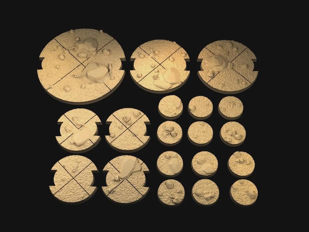 Bug planet bases (27mm, 50mm, 70mm, 100mm) - star wars legion warbear