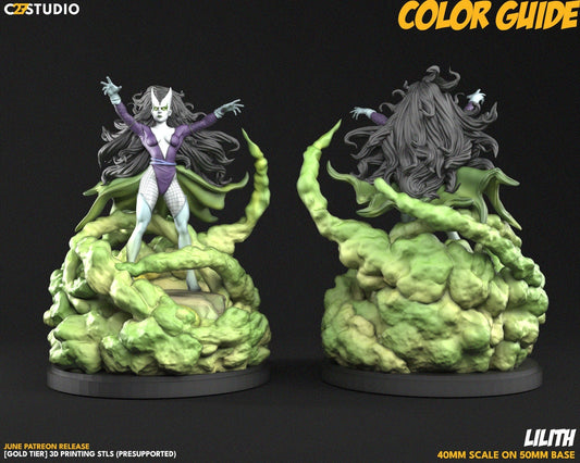 Lilith - Demon Mother Proxy Superhero Crisis Protocol compatible C27