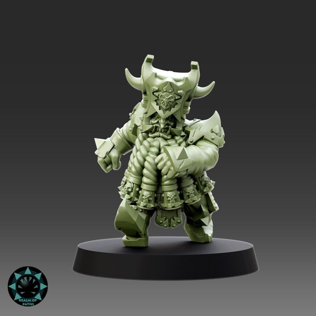 Chaos Dwarf ‘The Iron Boulders’ Fantasy Football Team - ROP