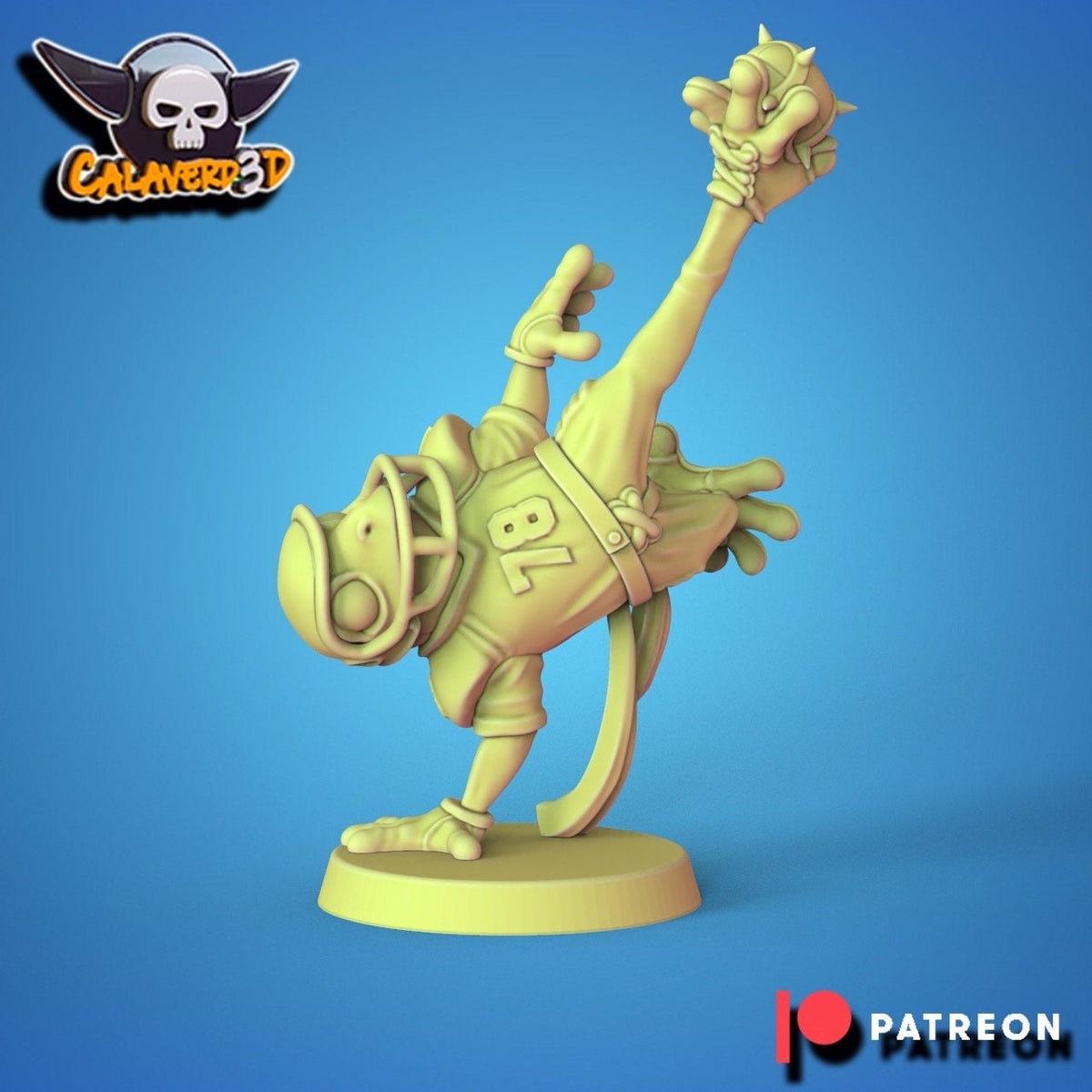 Slan proxy Frogg Fantasy Football Team - 3D ‘The NFFL’