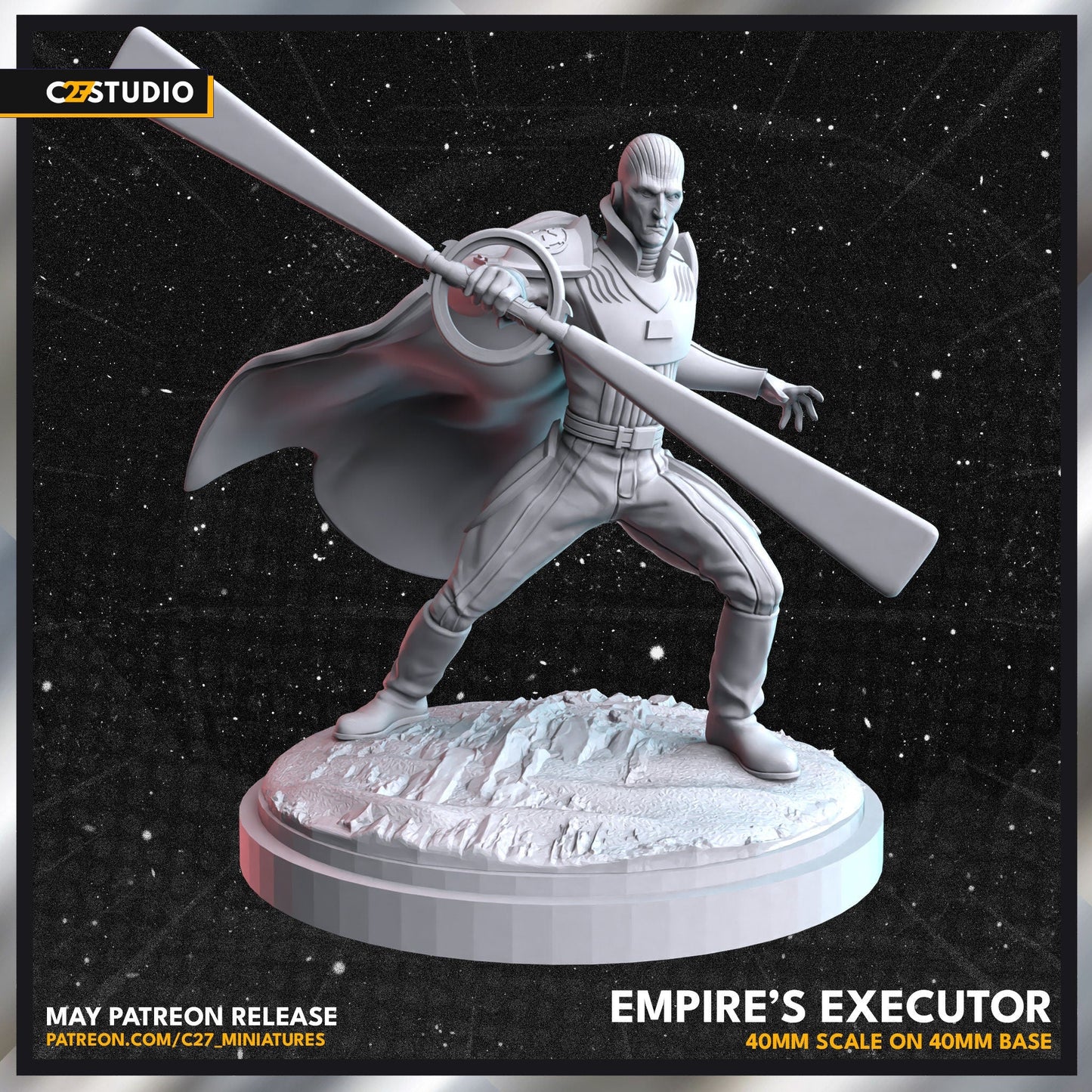 Grand Inquisitor proxy - Star Wars Legion Shatterpoint compatible C27 Minis