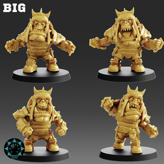 Orc 'Iron Crushers' Cute Chibi proxy Fantasy Football Team -