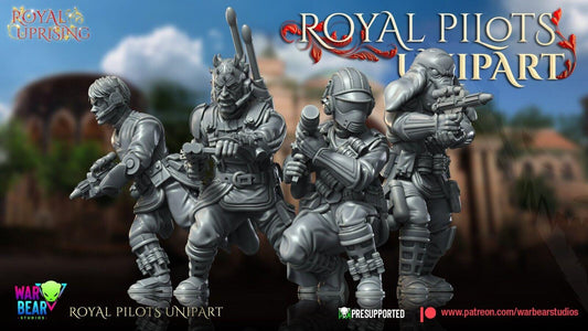 5 Desert Imperial pilots star wars rpg legion shatterpoint compatible - war bear