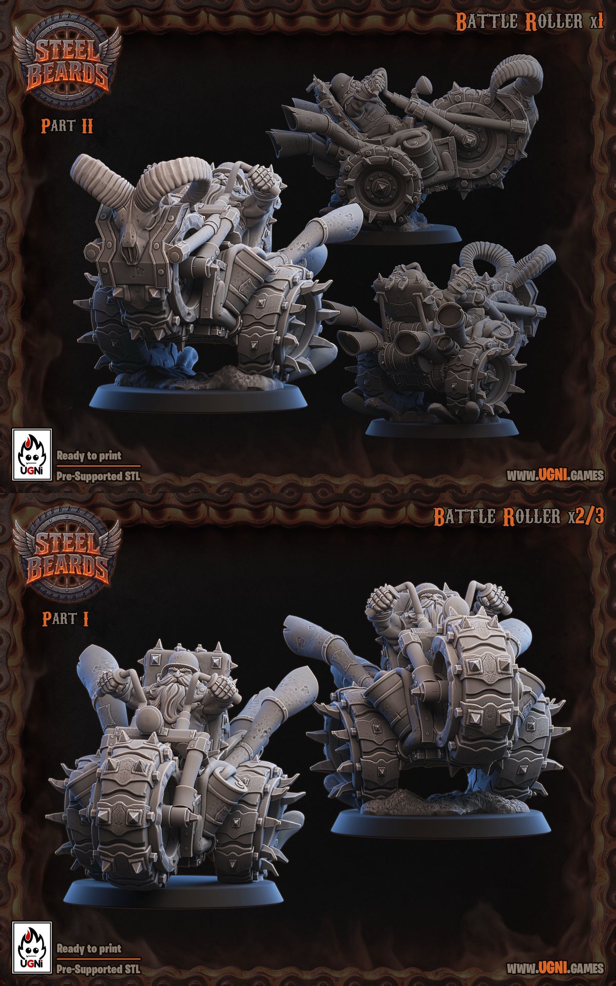 Steel Beards - Dwarf Fantasy Football Team - UGNI