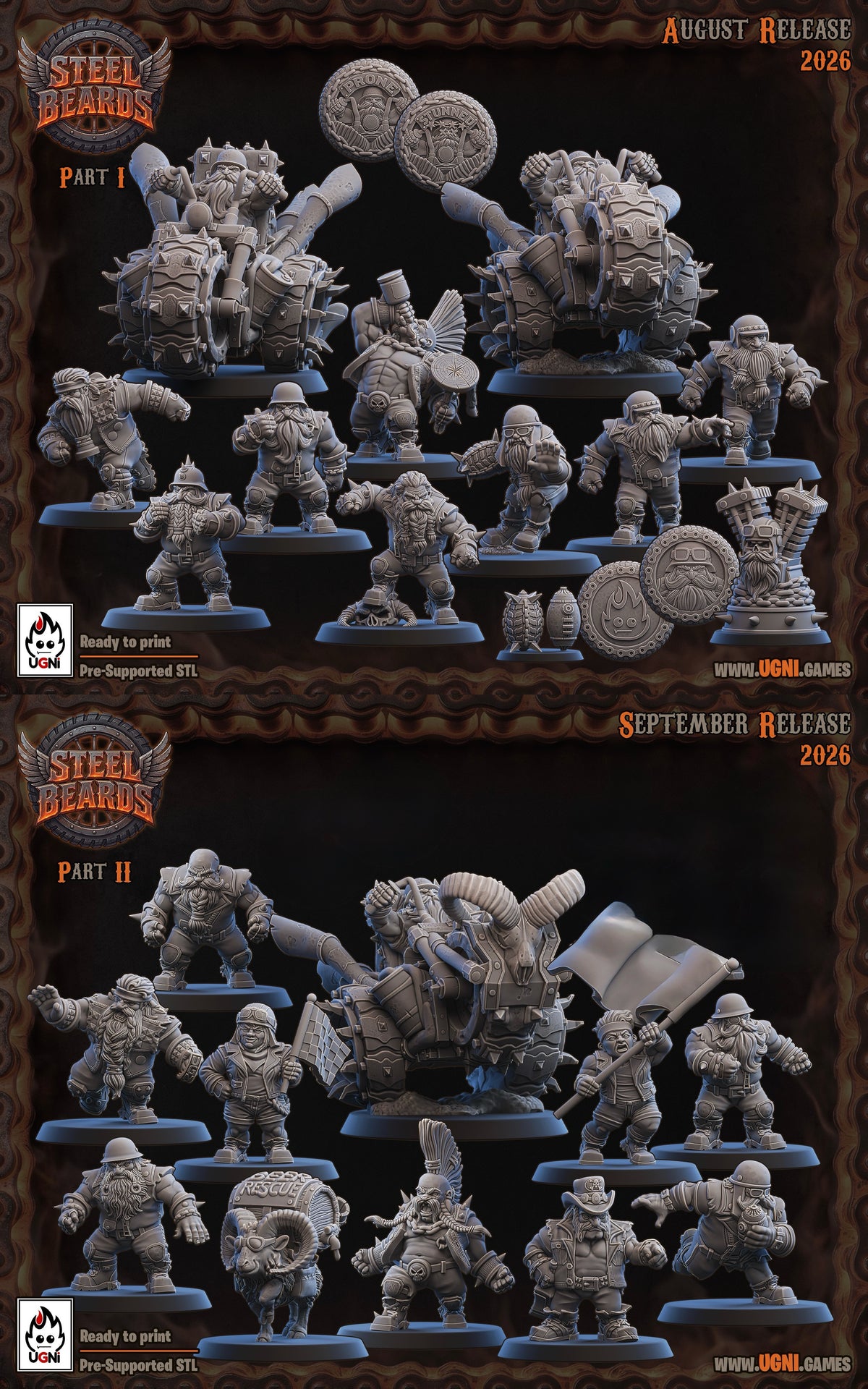 Steel Beards - Dwarf Fantasy Football Team - UGNI