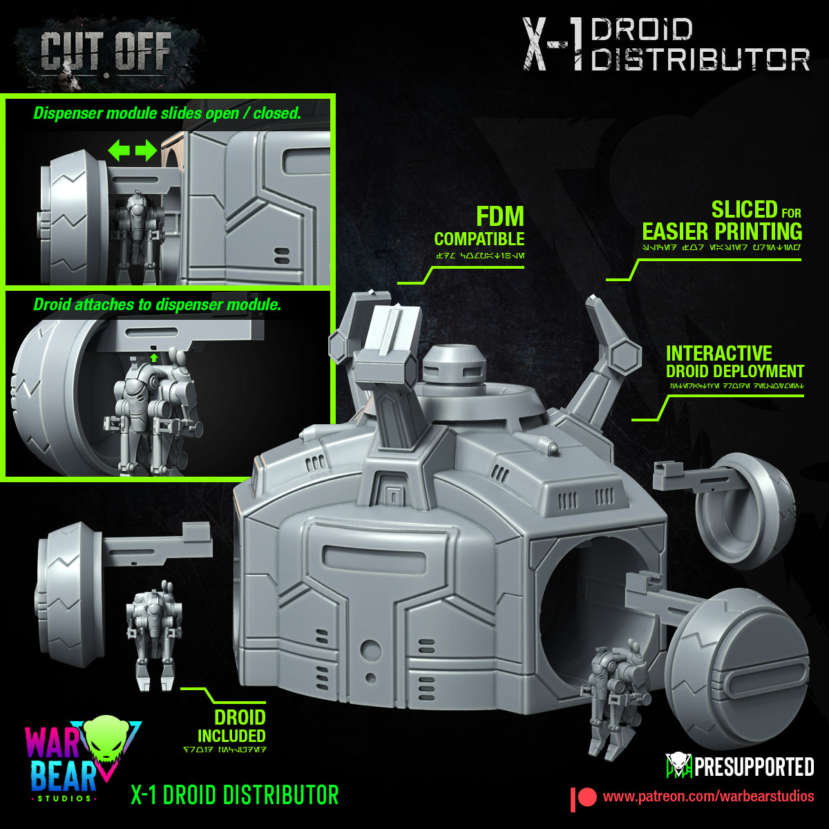 X1 Clanker Droid Distributor star wars legion rpg shatterpoint warbear