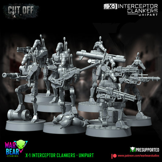 8 x Interceptor-Clanker Droids Star Wars legion shatterpoint compatible warbear