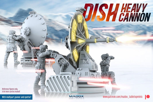 1 Rebel Dish Heavy Cannon Star Wars RPG Legion Shatterpoint compatible  War Bear