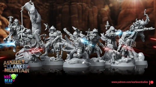 10 Clone Troop specialists Star Wars Legion RPG Shatterpoint compatible War Bear