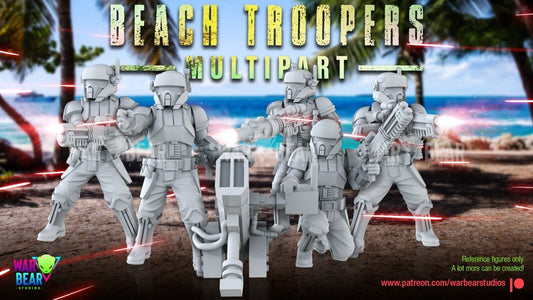 10 Imperial Beach Troopers Star Wars Legion RPG Shatterpoint compatible War Bear