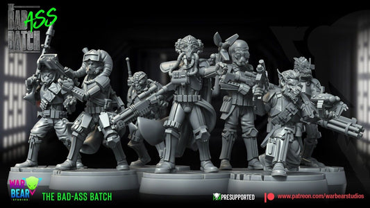 7 Bad-Ass Batch Xeno Troop Star Wars RPG Legion Shatterpoint compatible War Bear