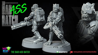 7 Bad-Ass Batch Xeno Troop Star Wars RPG Legion Shatterpoint compatible War Bear