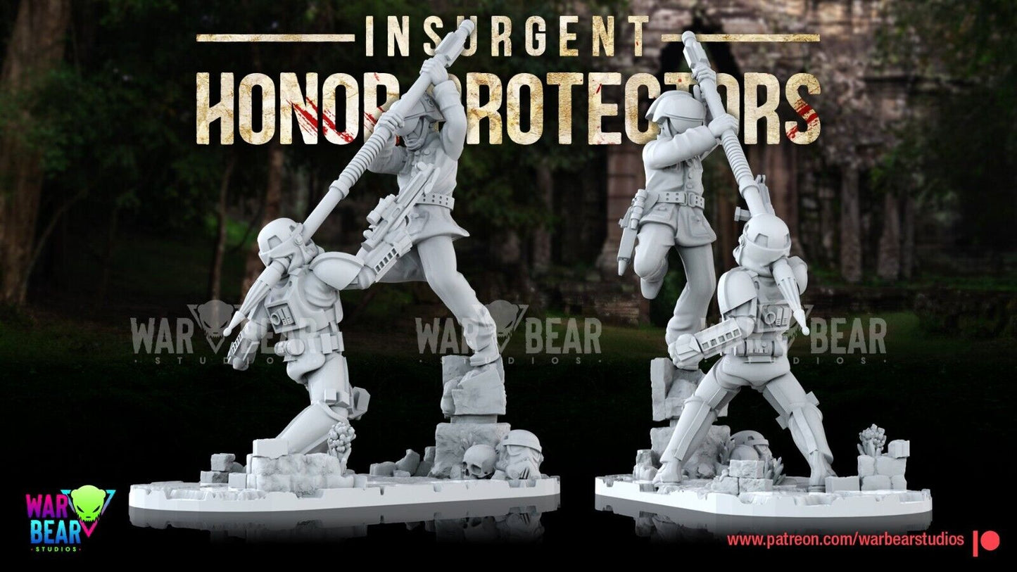 8 Rebel Honour Protectors Star Wars RPG Legion Shatterpoint compatible WarBear