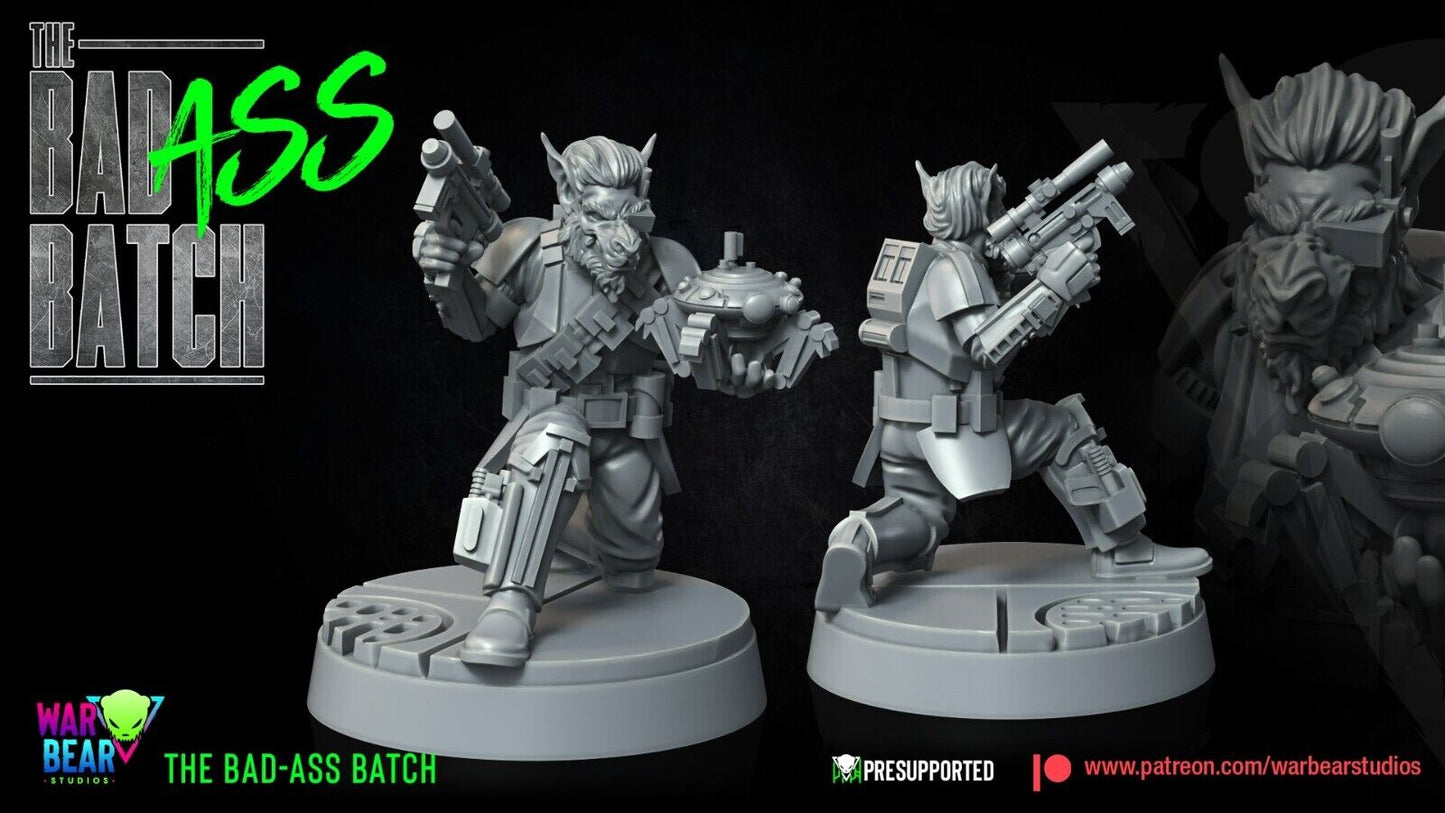7 Bad-Ass Batch Xeno Troop Star Wars RPG Legion Shatterpoint compatible War Bear