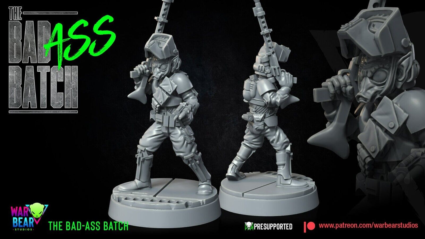 7 Bad-Ass Batch Xeno Troop Star Wars RPG Legion Shatterpoint compatible War Bear