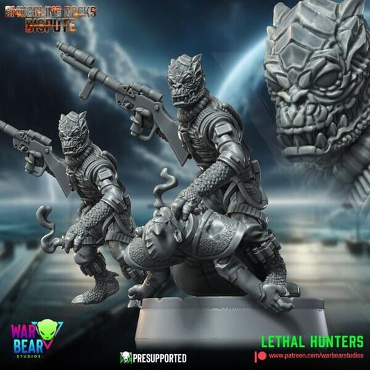 Lizard Hunter Bossk Proxy Star Wars RPG Legion Shatterpoint compatible War Bear