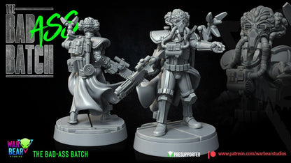 7 Bad-Ass Batch Xeno Troop Star Wars RPG Legion Shatterpoint compatible War Bear