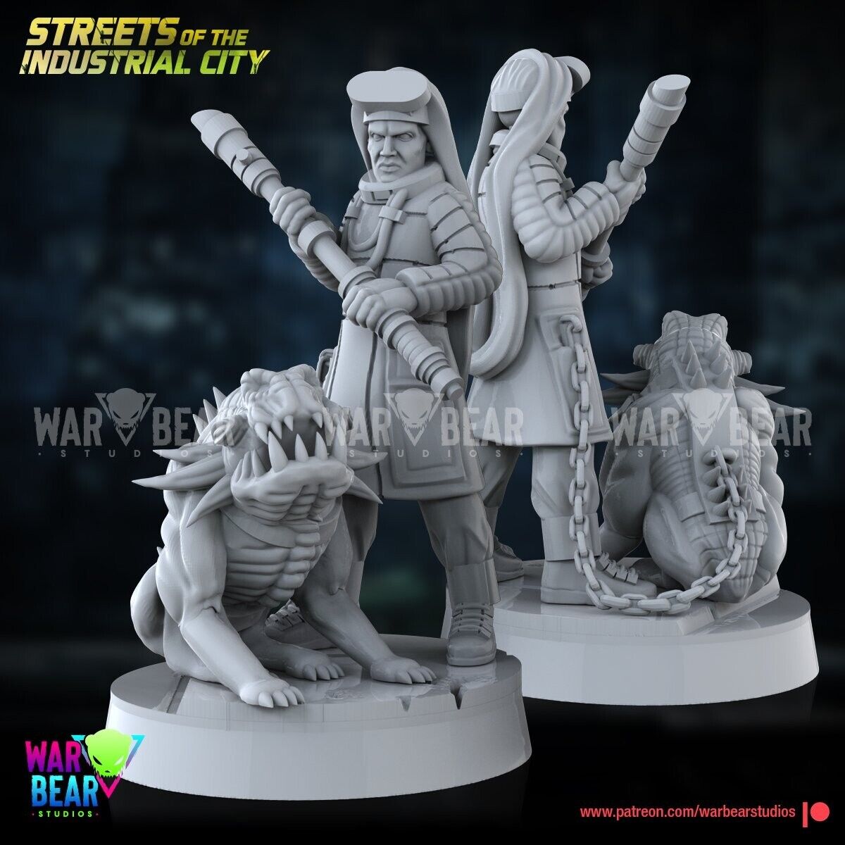 2 Pale Worms Lieutenants Star Wars RPG Legion Shatterpoint compatible - War Bear