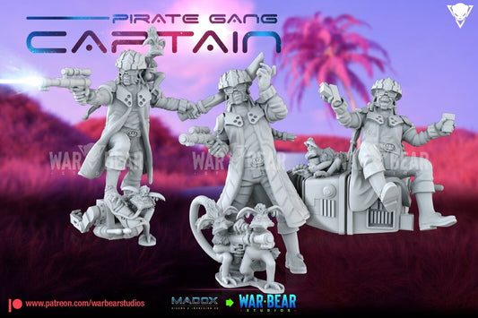 3 Pirate Gang Captain  Star Wars RPG Legion Shatterpoint compatible  War Bear