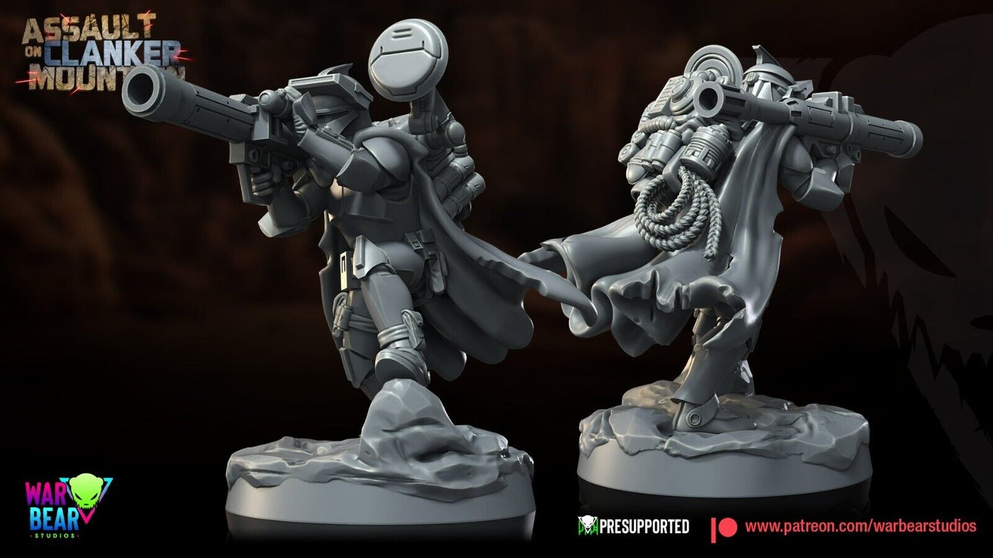 2 Clone Troop Heavy Weap Star Wars RPG Legion Shatterpoint compatible  War Bear
