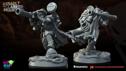 2 Clone Troop Heavy Weap Star Wars RPG Legion Shatterpoint compatible  War Bear
