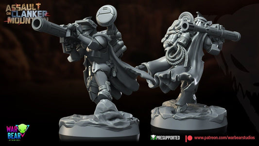 2 Clone Troop Heavy Weap Star Wars RPG Legion Shatterpoint compatible  War Bear