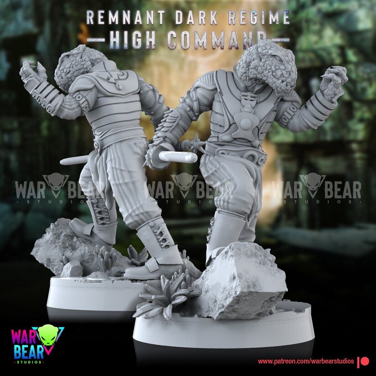 3 Sith Trandoshan  Star Wars RPG Legion Shatterpoint compatible  War Bear