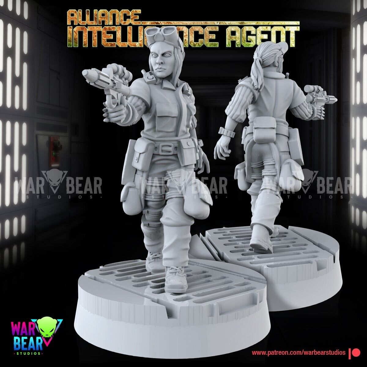 Jan Alliance Intel AgentStar Wars RPG Legion Shatterpoint compatible - War Bear
