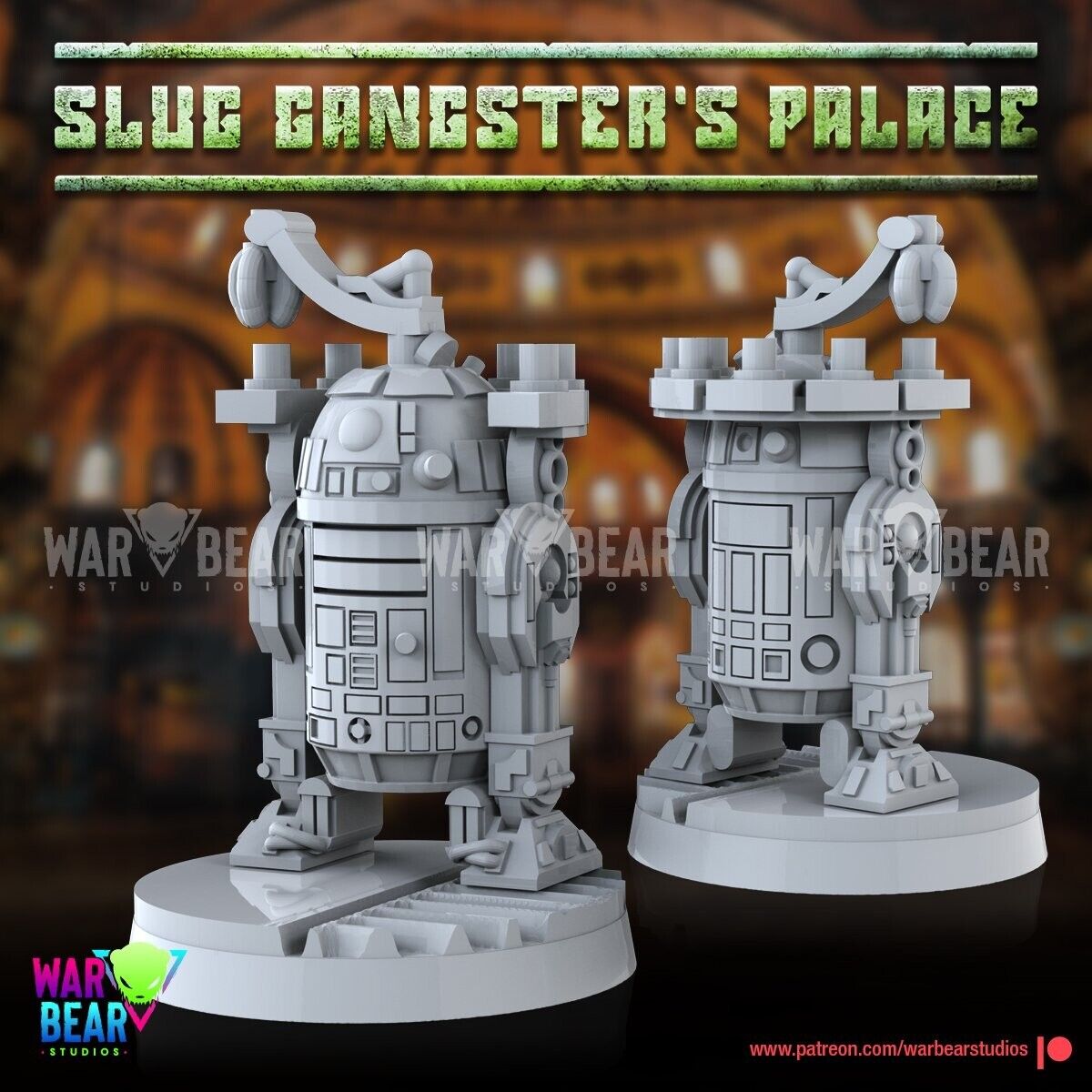 2 Service Astro Droids Star Wars RPG Legion Shatterpoint compatible - War Bear