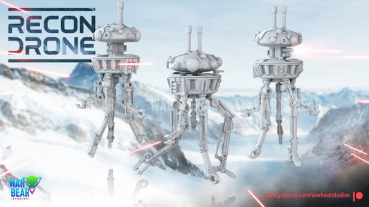 x3 Imperial Recon Droid Star Wars RPG Legion Shatterpoint compatible War Bear