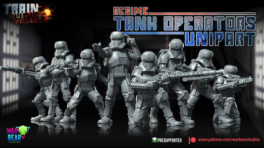 8x Imp Tank Troopers Star Wars RPG Legion Shatterpoint compatible - War Bear