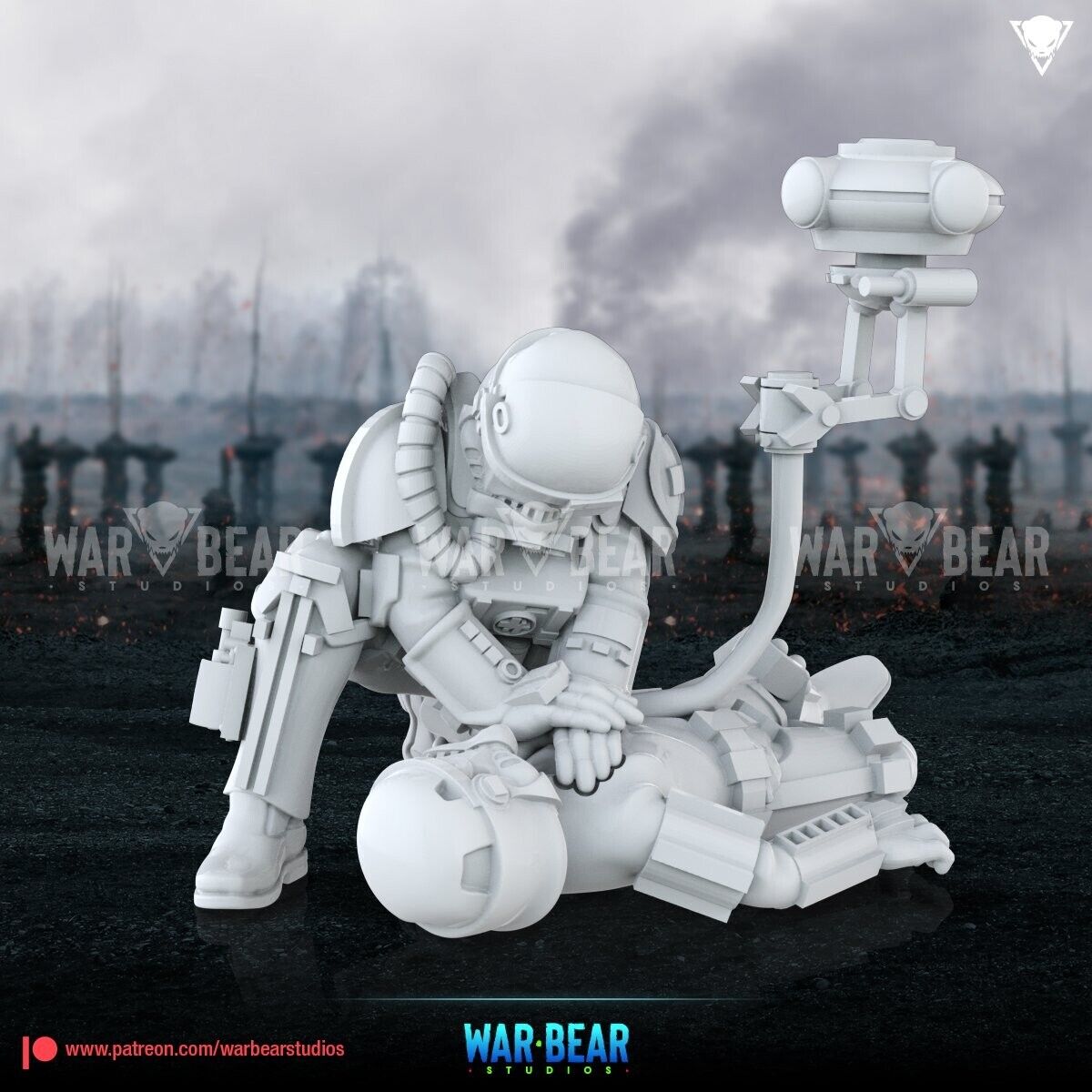 4 Imperial Trooper combat Medic Star Wars Legion Shatterpoint compatible WarBear