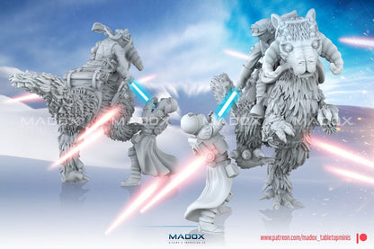 4 Tauntaun Rider Han/Luke Rider Star Wars Legion Shatterpoint compatible WarBear